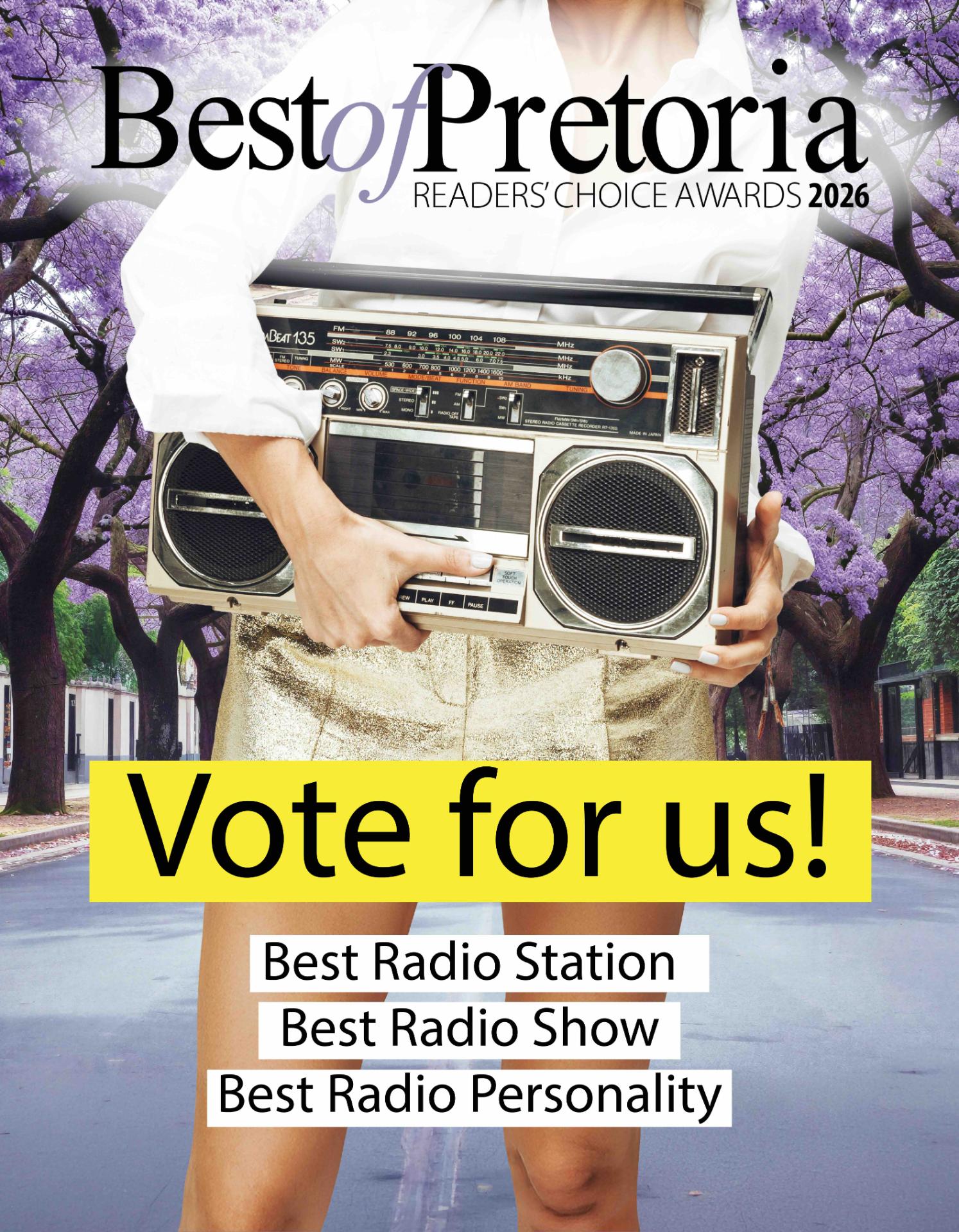 Vote for us Best of Pretoria